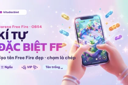 Kí tự đặc biệt FF và bộ tạo tên Free Fire đẹp tại kitudacbiet