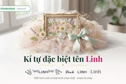 Kí tự đặc biệt tên Linh với nickname cute và ngầu
