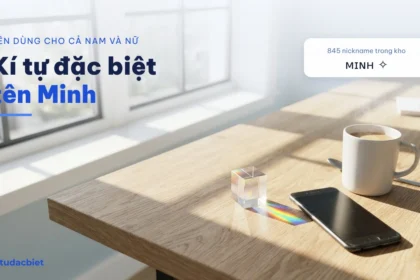 Kí tự đặc biệt tên Minh và kho nickname Minh