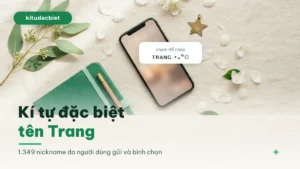 Kí Tự Đặc Biệt Tên Trang ❤️ Nick Trang Đẹp Nhất 2026
