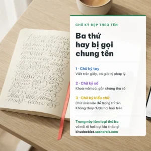 Chữ Ký Đẹp Theo Tên ❤️ 24 Tên, 490 Mẫu Chép 2026