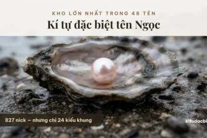 Kí tự đặc biệt tên Ngọc bên viên ngọc trai