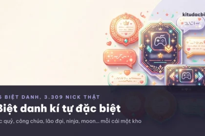 Mười lăm biệt danh với kho nick riêng