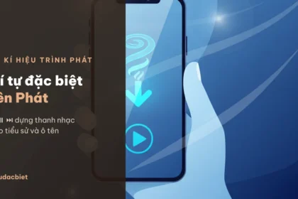 Kí tự trình phát nhạc và nick tên Phát