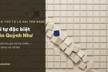 Kí tự đặc biệt tên Quỳnh Như và Như Quỳnh