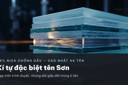 Kí tự đặc biệt tên Sơn với dấu ghép chồng