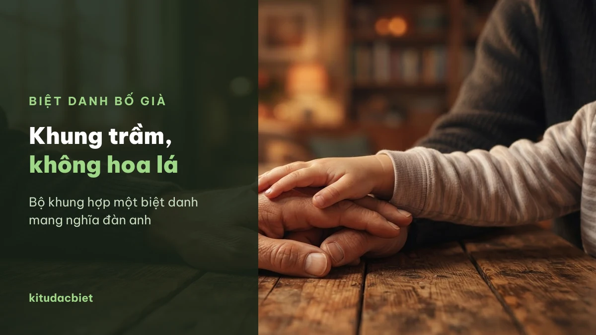 Bộ khung trầm hợp biệt danh bố già