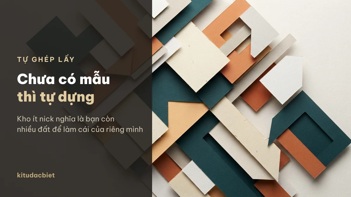 Tự ghép nick Vu bằng khung trang trí khi kho còn ít mẫu